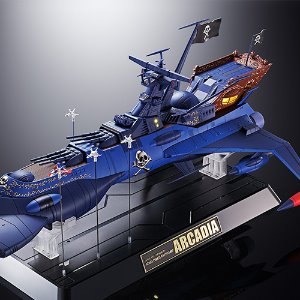 [20년11월발매/20년12월입하]반다이 초합금혼 GX-93 우주해적 캡틴 하록 우주해적 전함 아르카디아 호