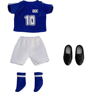 [23년11월입하]굿스마일 넨도로이드돌 의상 세트 : 축구 유니폼 블루