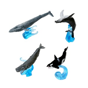 [입고완료]반다이 생물대도감 미니 컬렉션 고래(캡슐)4종세트