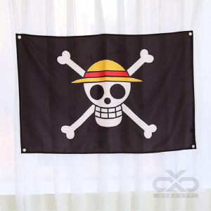 [입고완료] 크렉스아트 원피스 PIRATE FLAG 밀짚모자(루피) 해적기 (해적깃발)